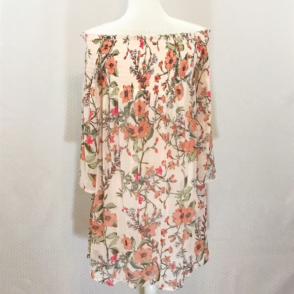 SPENSE OFF SHOULDER FLORAL DRESS - Picture 3 of 3